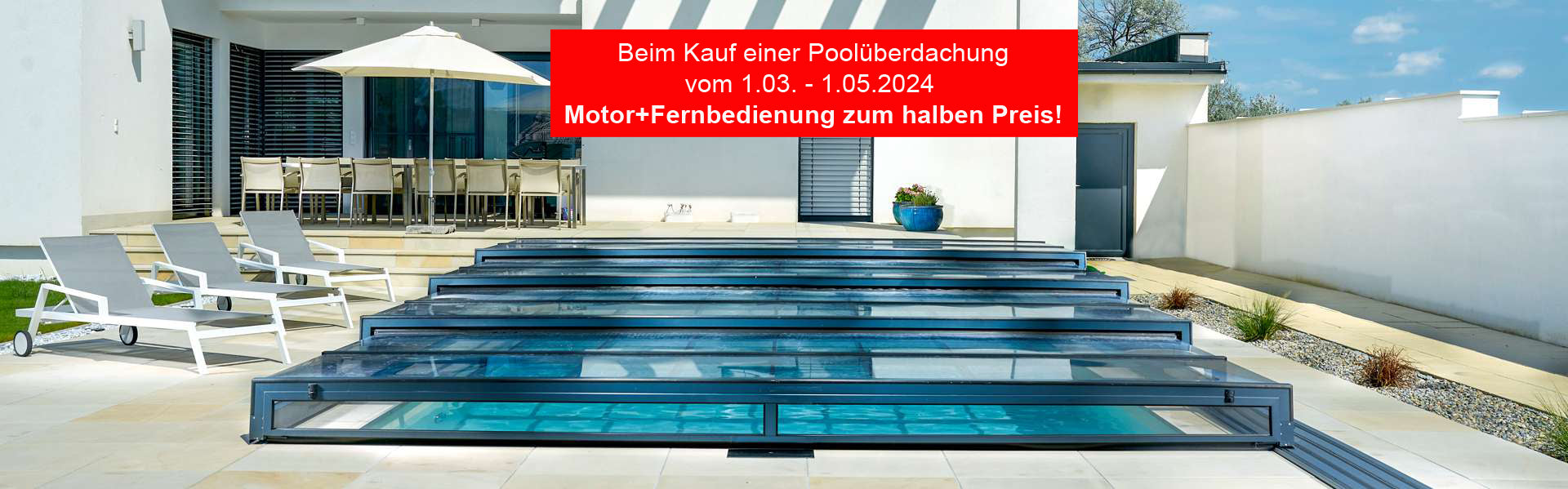 Poolüberdachung